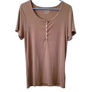 Time & Tru 2XL Tan Top